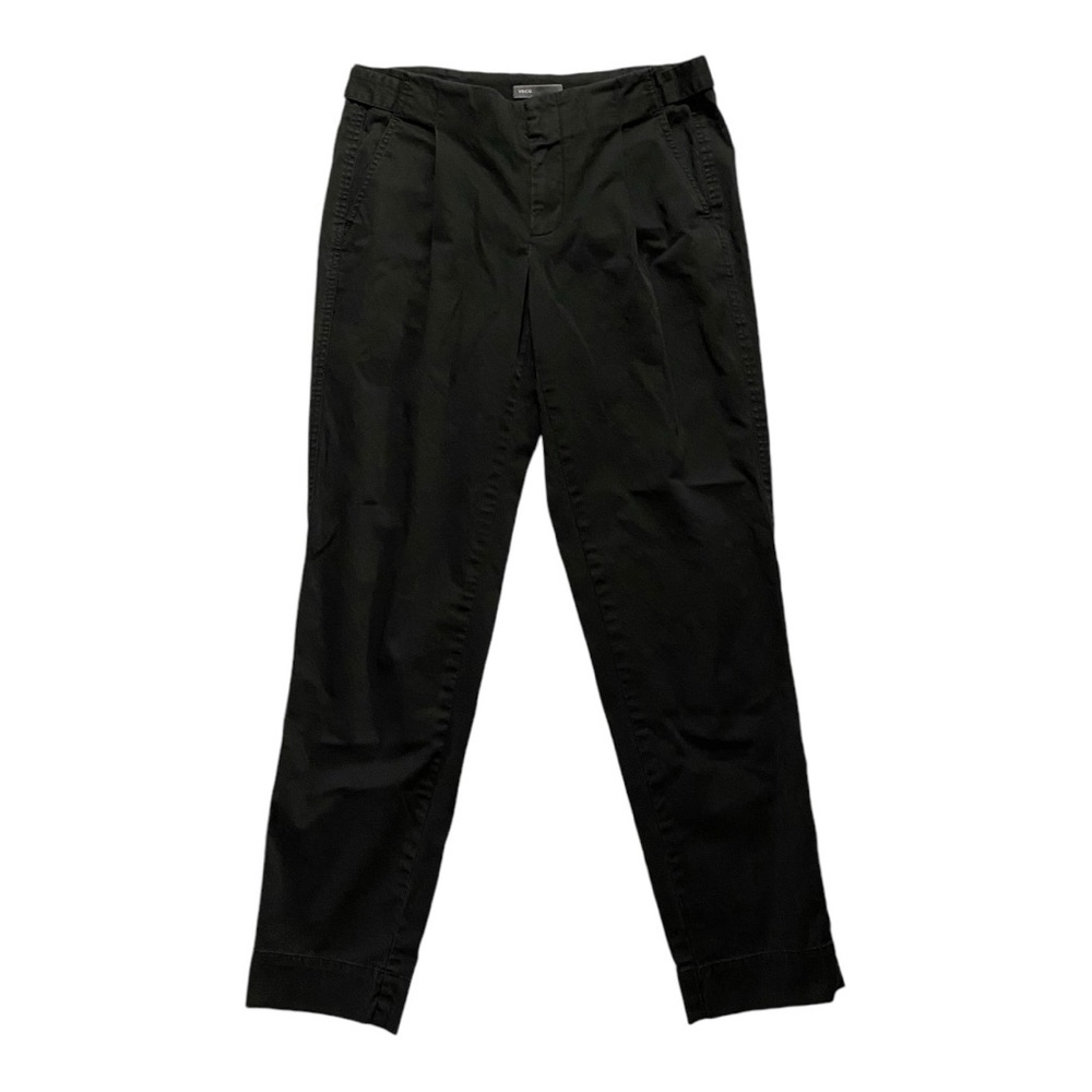 VINCE Black Pleated Front Pants Women’s Size 4 - Picture 3 of 11